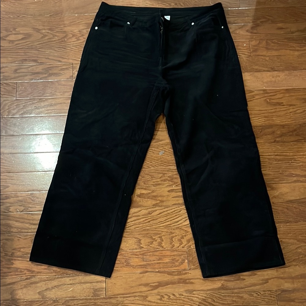 Black Wide-Leg Pants
